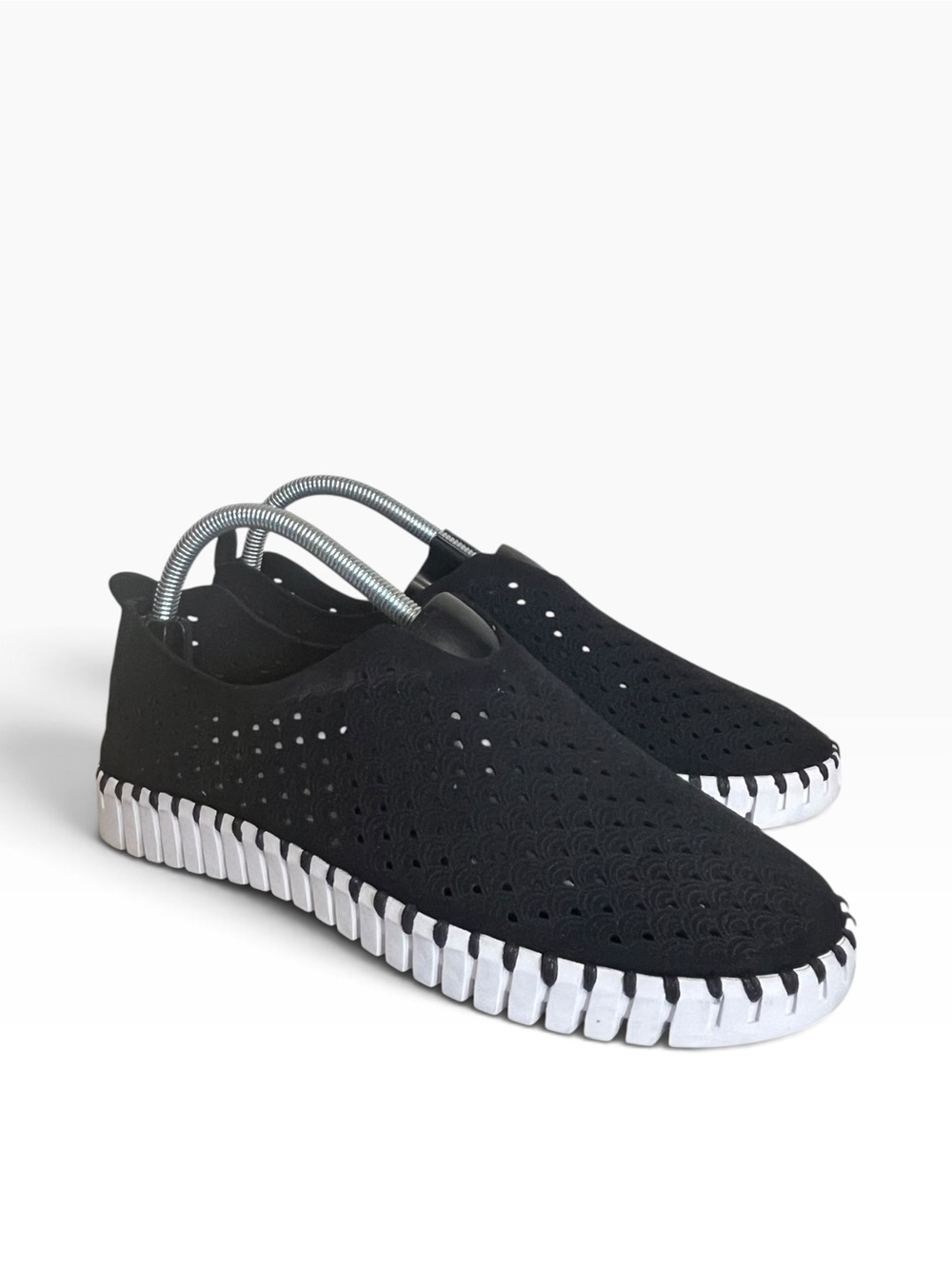 Ilse Jacobsen | Black Breathable Tulip 139 slip-on shoes 10